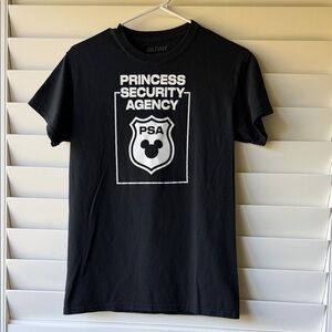 Mickey Princess Security Agency Logo t-shirt